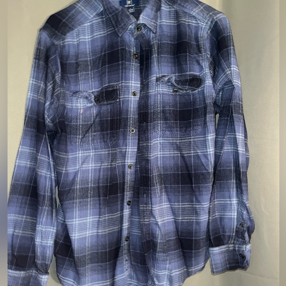Blue Flannel Shirt